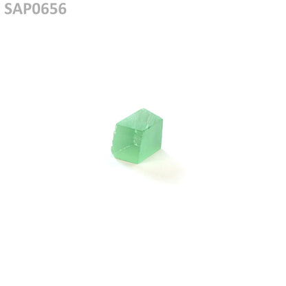 Mint Green Czochralski Pulled Sapphire - Grade A - Faceting Rough