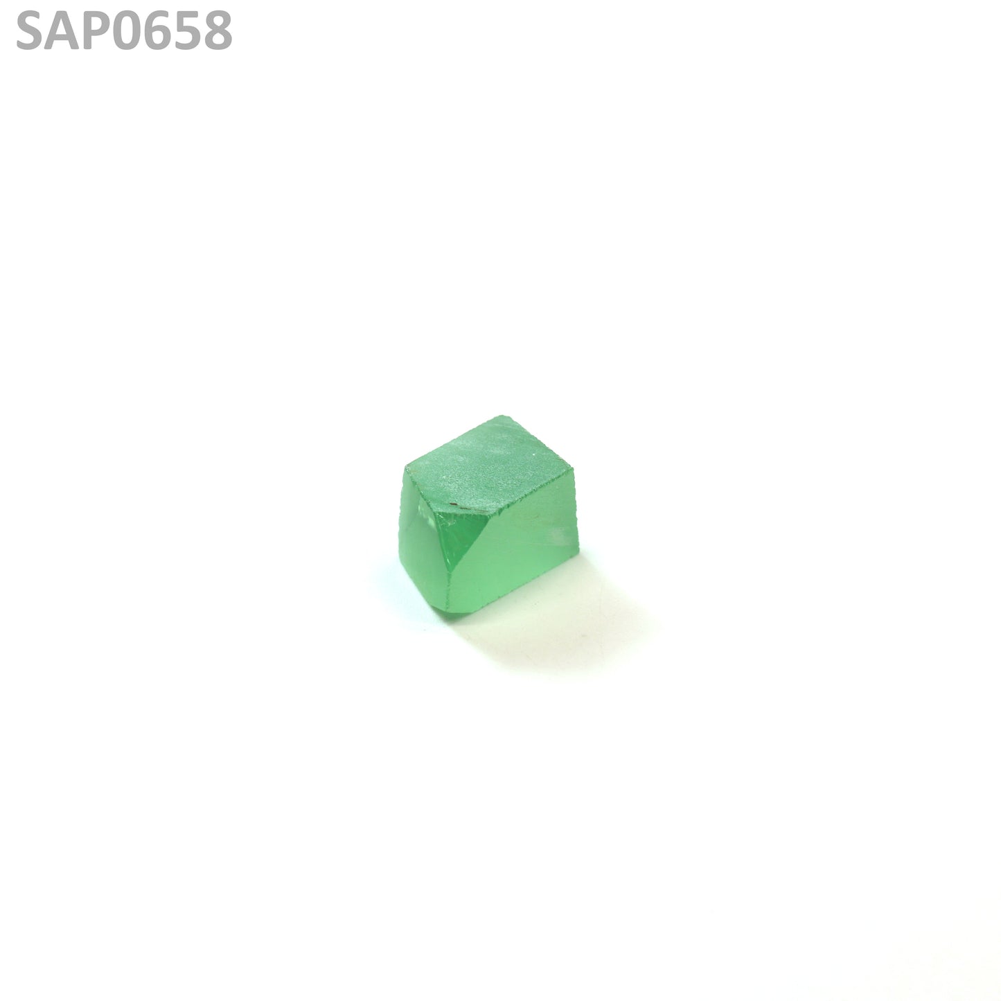 Mint Green Czochralski Pulled Sapphire - Grade A - Faceting Rough