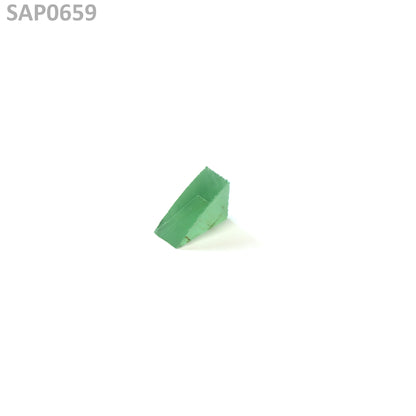 Mint Green Czochralski Pulled Sapphire - Grade A - Faceting Rough