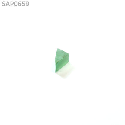 Mint Green Czochralski Pulled Sapphire - Grade A - Faceting Rough