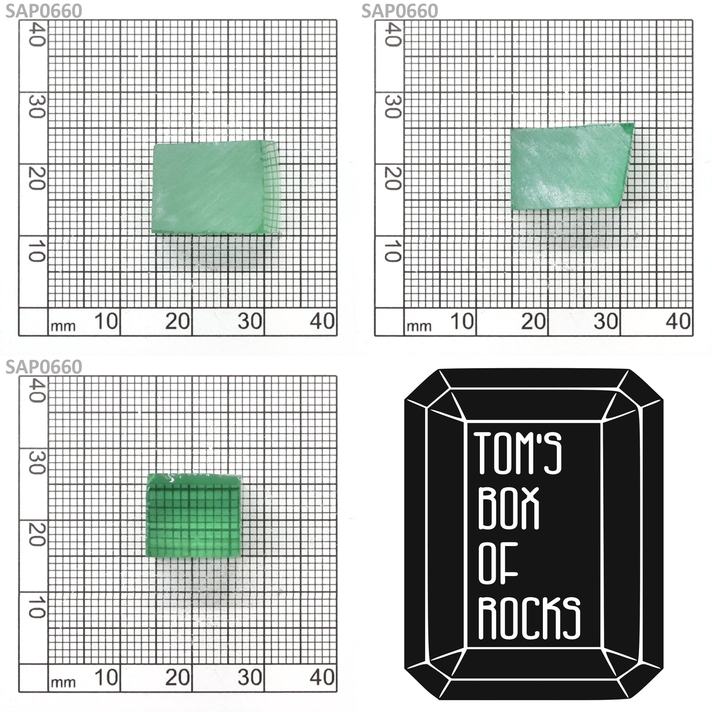 Mint Green Czochralski Pulled Sapphire - Grade A - Faceting Rough