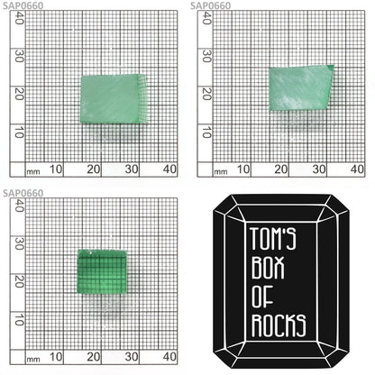 Mint Green Czochralski Pulled Sapphire - Grade A - Faceting Rough