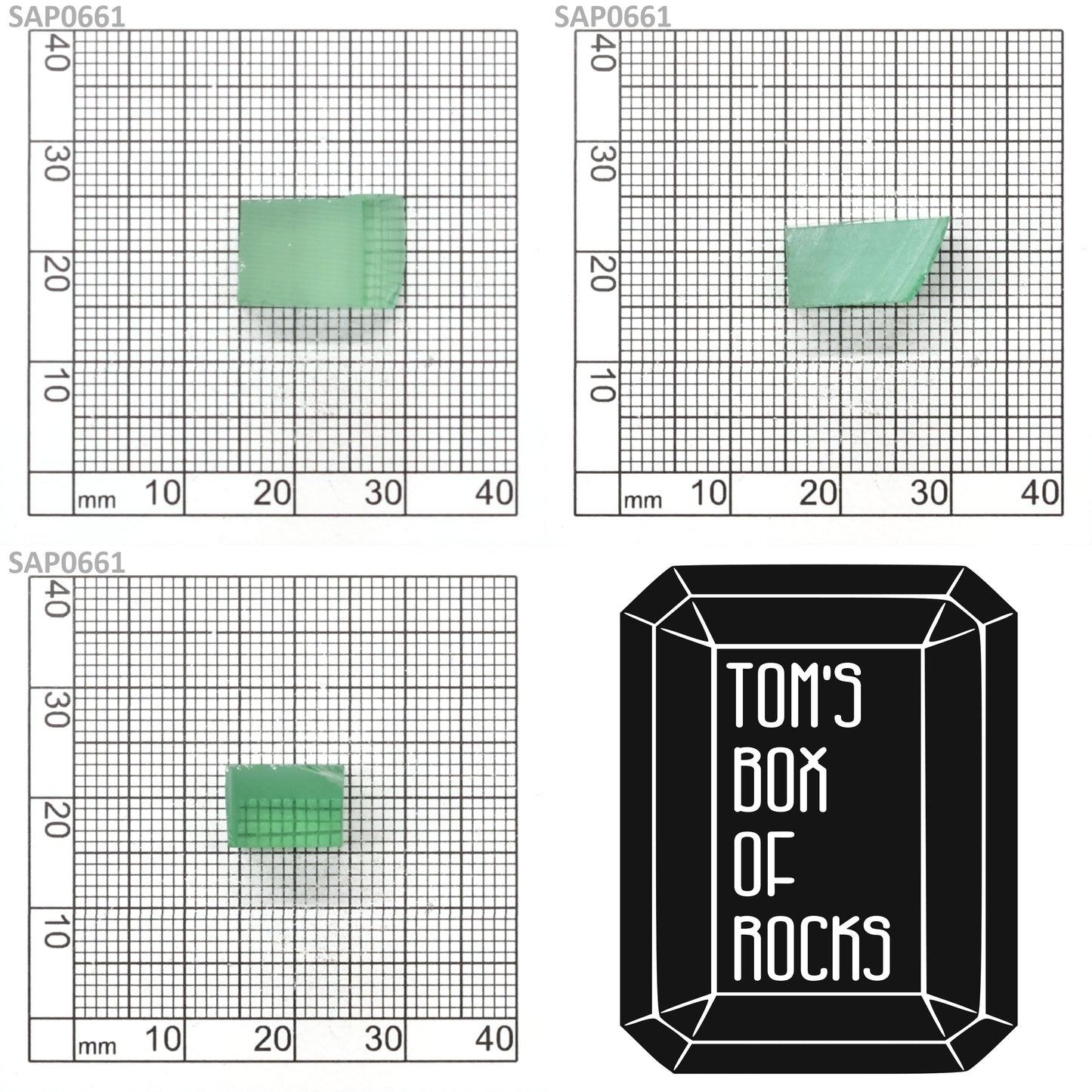 Mint Green Czochralski Pulled Sapphire - Grade A - Faceting Rough