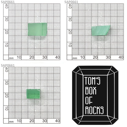 Mint Green Czochralski Pulled Sapphire - Grade A - Faceting Rough