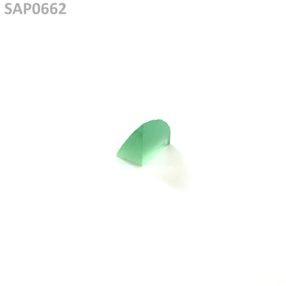 Mint Green Czochralski Pulled Sapphire - Grade A - Faceting Rough