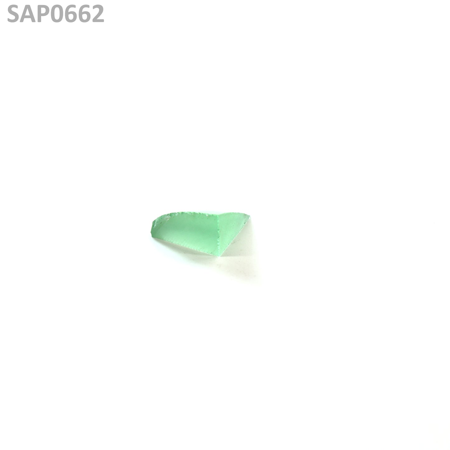 Mint Green Czochralski Pulled Sapphire - Grade A - Faceting Rough