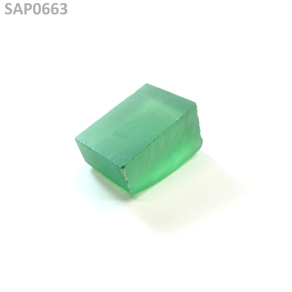 Mint Green Czochralski Pulled Sapphire - Grade A - Faceting Rough