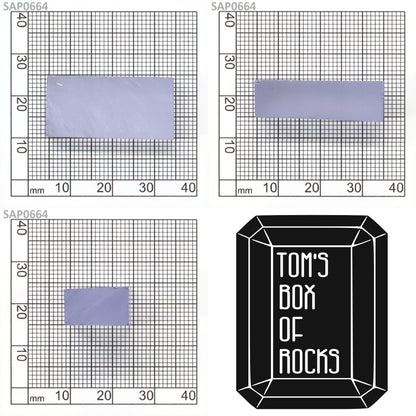 Extra Light Blue Czochralski Pulled Sapphire - Grade A - Faceting Rough