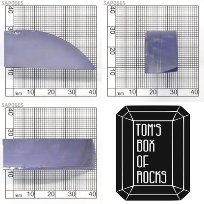 Extra Light Blue Czochralski Pulled Sapphire - Grade A - Faceting Rough