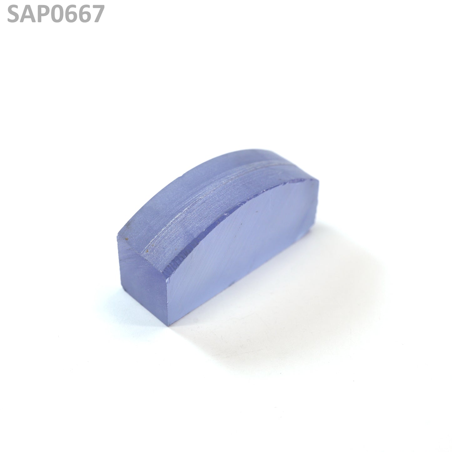 Extra Light Blue Czochralski Pulled Sapphire - Grade A - Faceting Rough