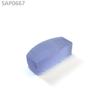 Extra Light Blue Czochralski Pulled Sapphire - Grade A - Faceting Rough