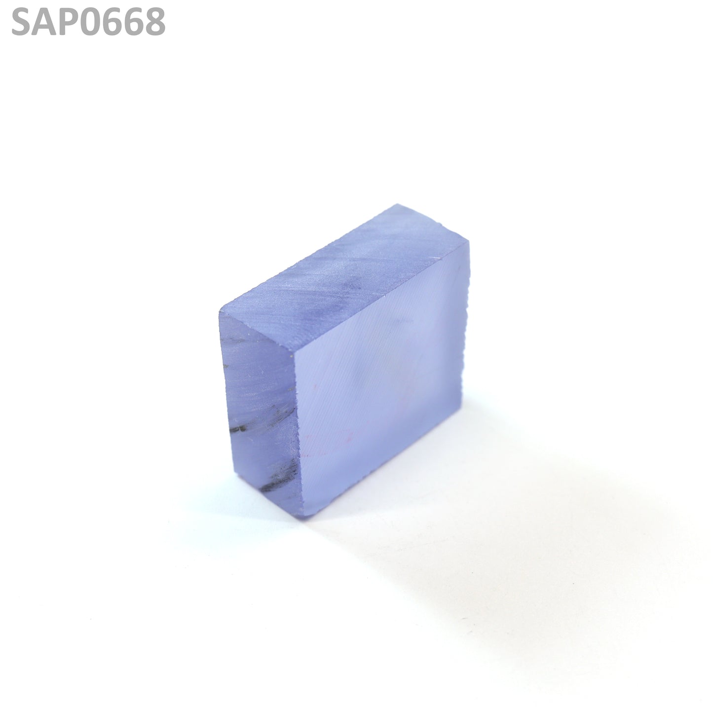 Extra Light Blue Czochralski Pulled Sapphire - Grade A - Faceting Rough