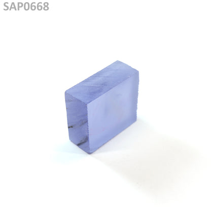 Extra Light Blue Czochralski Pulled Sapphire - Grade A - Faceting Rough