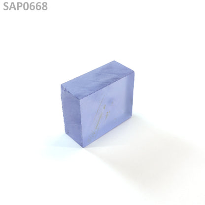 Extra Light Blue Czochralski Pulled Sapphire - Grade A - Faceting Rough