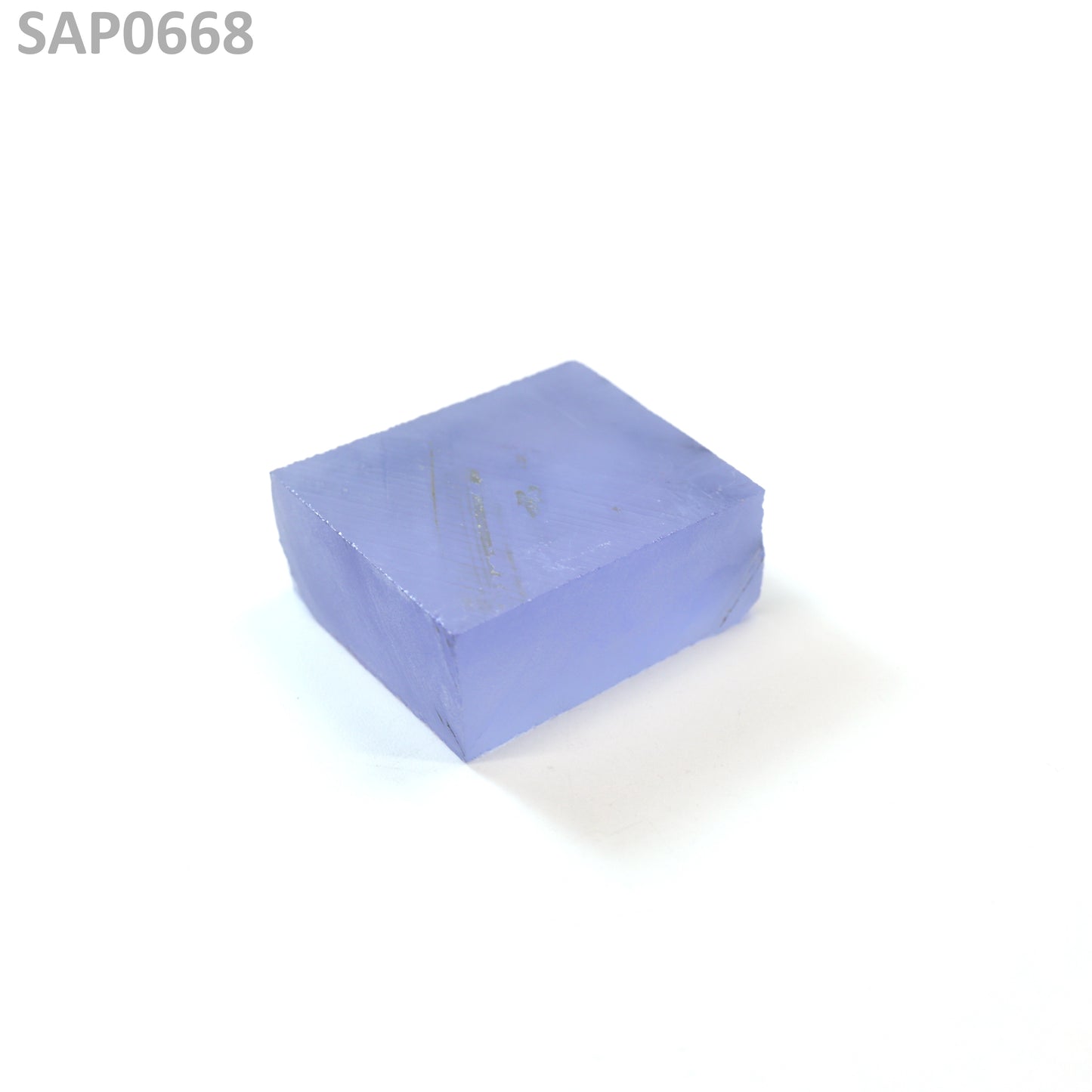 Extra Light Blue Czochralski Pulled Sapphire - Grade A - Faceting Rough