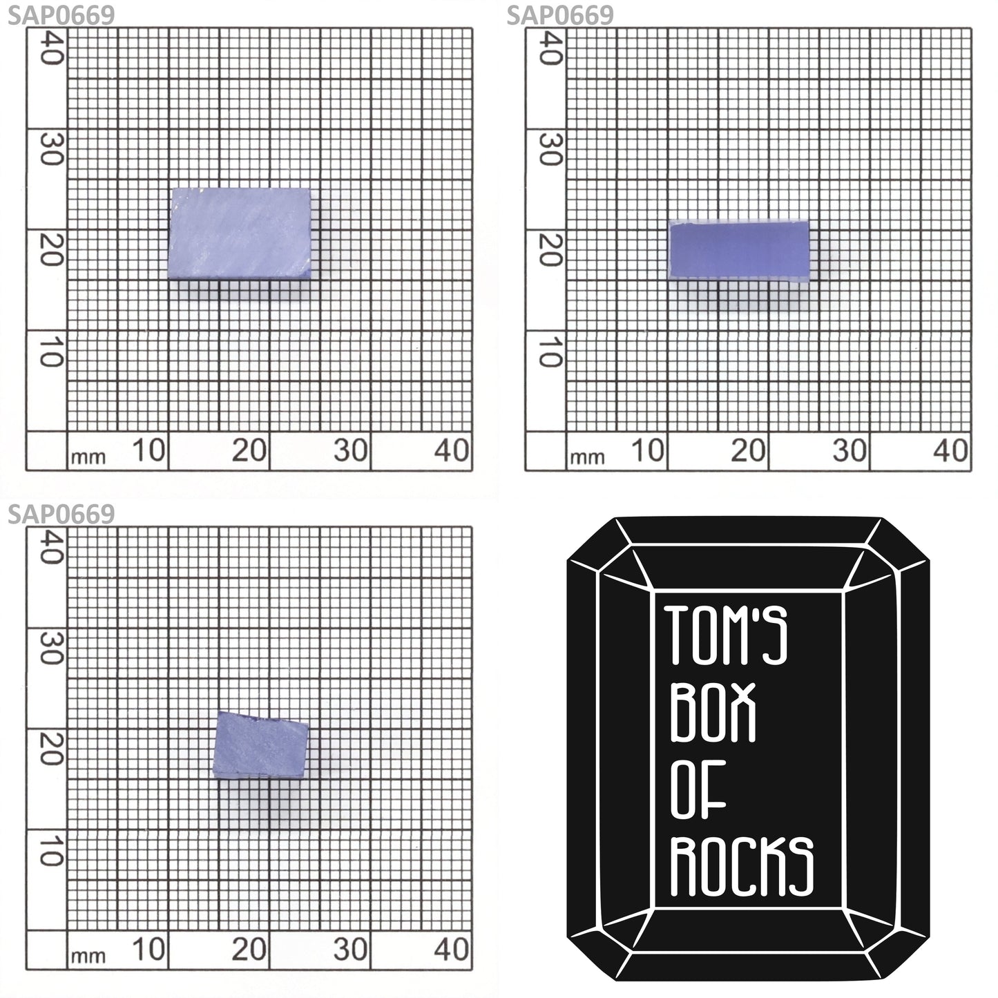 Light Blue Czochralski Pulled Sapphire - Grade A - Faceting Rough