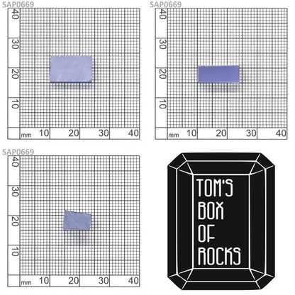 Light Blue Czochralski Pulled Sapphire - Grade A - Faceting Rough