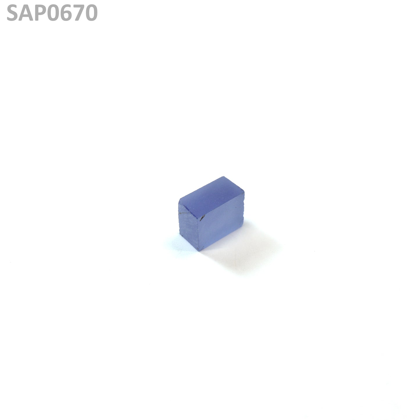 Light Blue Czochralski Pulled Sapphire - Grade A - Faceting Rough