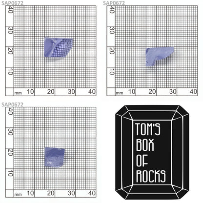 Light Blue Czochralski Pulled Sapphire - Grade A - Faceting Rough