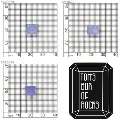 Light Blue Czochralski Pulled Sapphire - Grade A - Faceting Rough