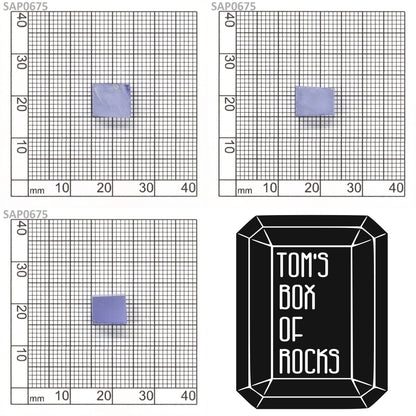 Light Blue Czochralski Pulled Sapphire - Grade A - Faceting Rough