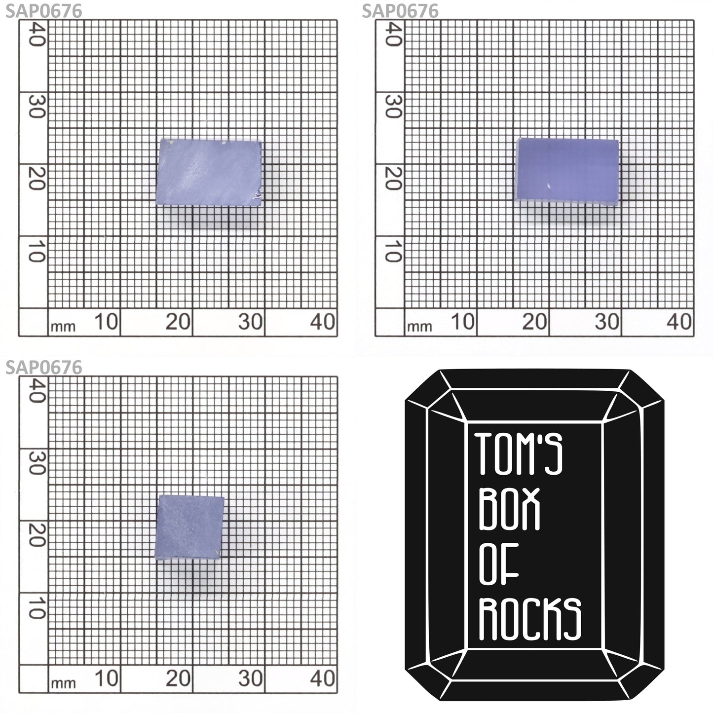 Light Blue Czochralski Pulled Sapphire - Grade A - Faceting Rough