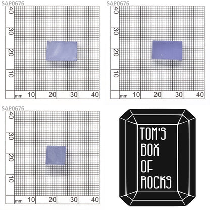 Light Blue Czochralski Pulled Sapphire - Grade A - Faceting Rough