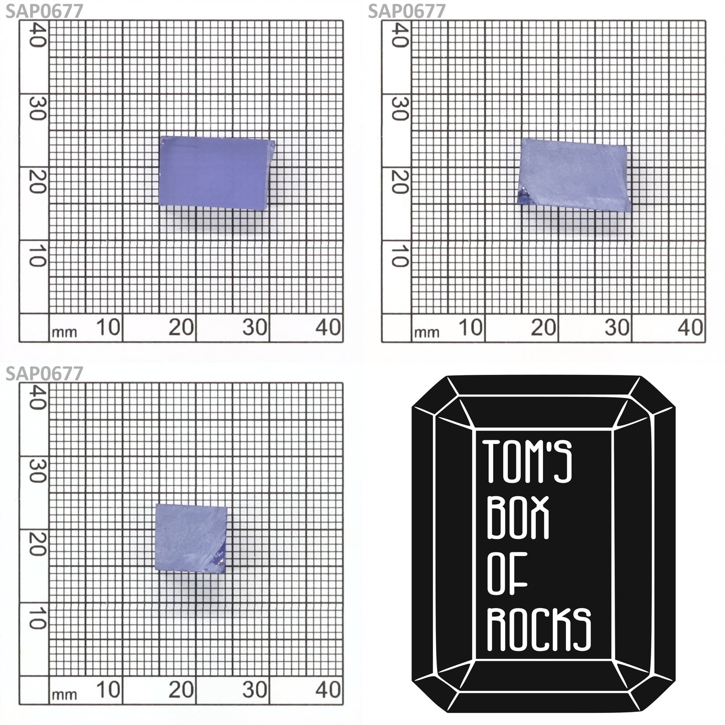 Light Blue Czochralski Pulled Sapphire - Grade A - Faceting Rough