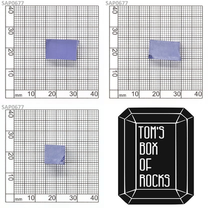 Light Blue Czochralski Pulled Sapphire - Grade A - Faceting Rough