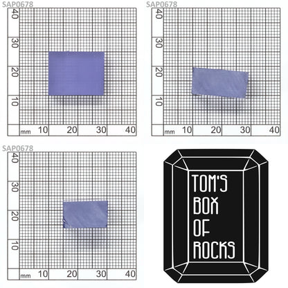 Light Blue Czochralski Pulled Sapphire - Grade A - Faceting Rough