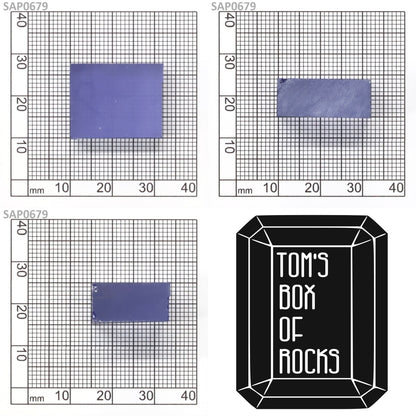 Light Blue Czochralski Pulled Sapphire - Grade A - Faceting Rough