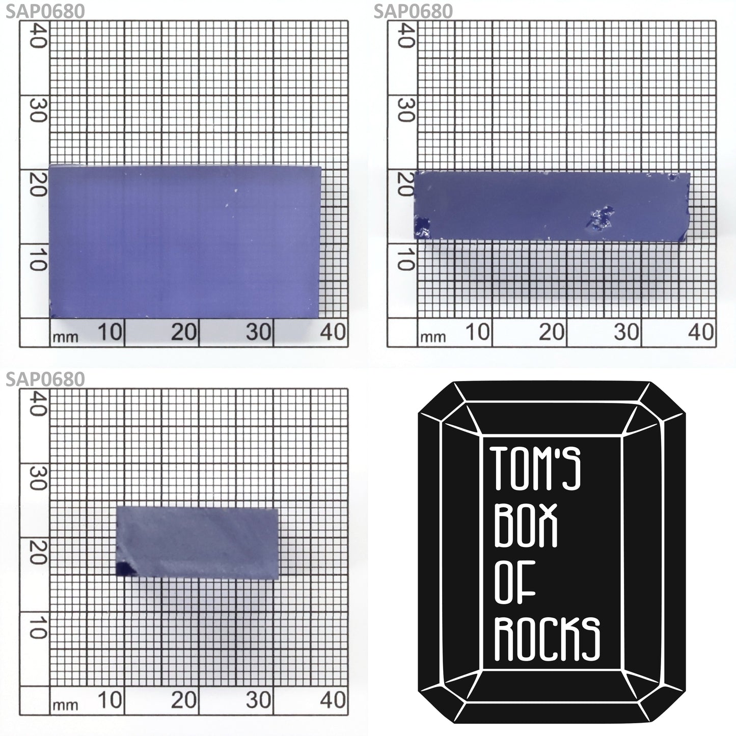 Light Blue Czochralski Pulled Sapphire - Grade A - Faceting Rough