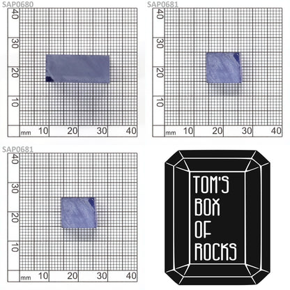 Light Blue Czochralski Pulled Sapphire - Grade A - Faceting Rough