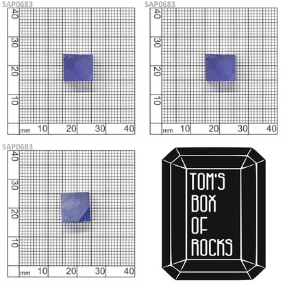 Light Blue Czochralski Pulled Sapphire - Grade A - Faceting Rough