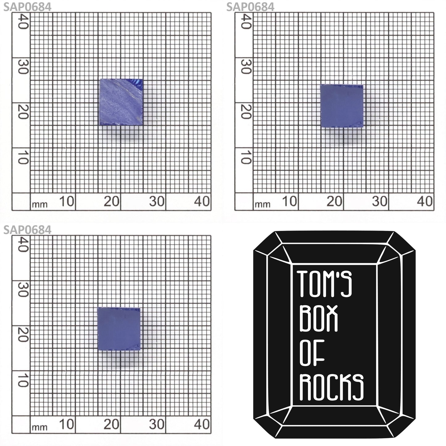 Light Blue Czochralski Pulled Sapphire - Grade A - Faceting Rough