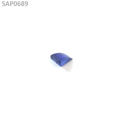 Medium Blue Czochralski Pulled Sapphire - Grade A - Faceting Rough