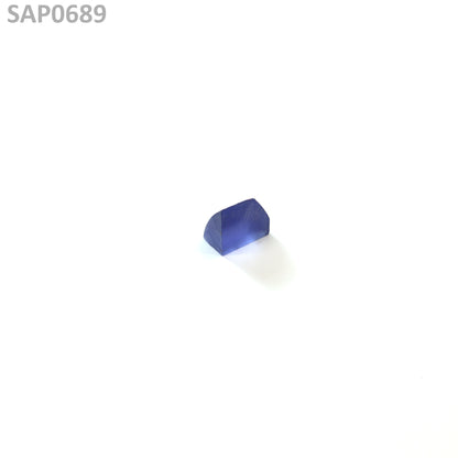 Medium Blue Czochralski Pulled Sapphire - Grade A - Faceting Rough