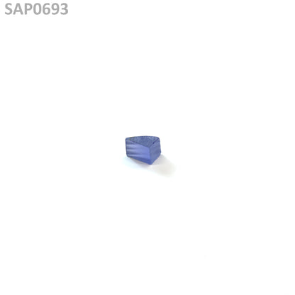 Medium Blue Czochralski Pulled Sapphire - Grade A - Faceting Rough
