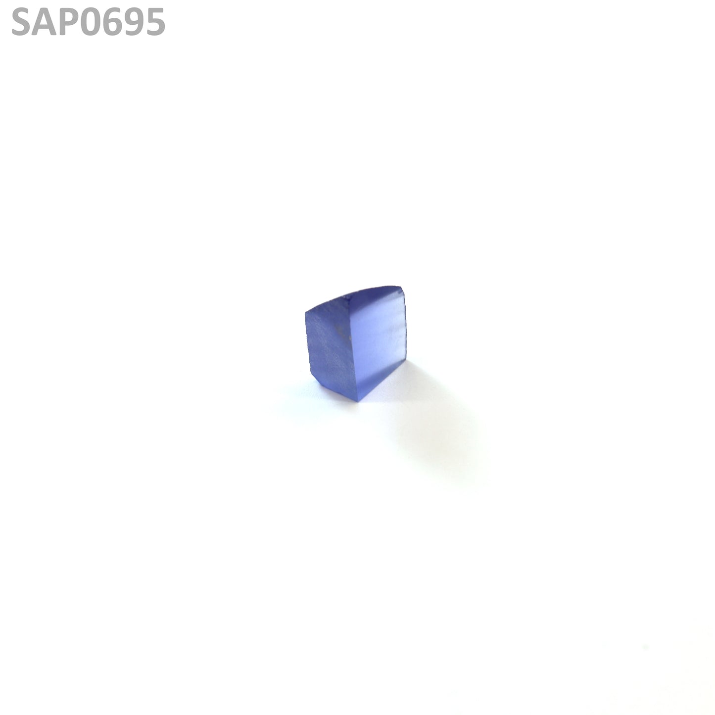 Medium Blue Czochralski Pulled Sapphire - Grade A - Faceting Rough