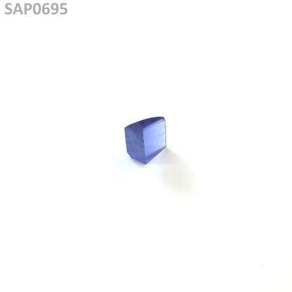 Medium Blue Czochralski Pulled Sapphire - Grade A - Faceting Rough