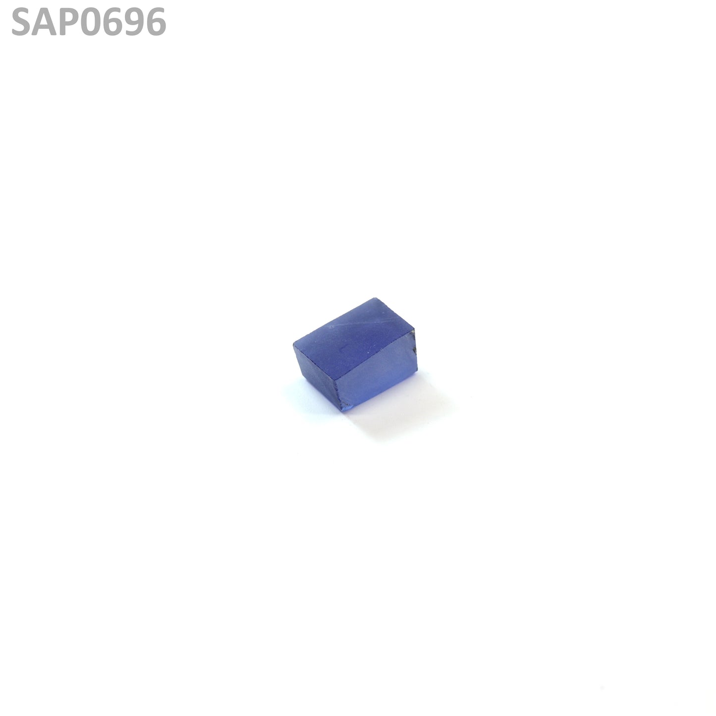 Medium Blue Czochralski Pulled Sapphire - Grade A - Faceting Rough