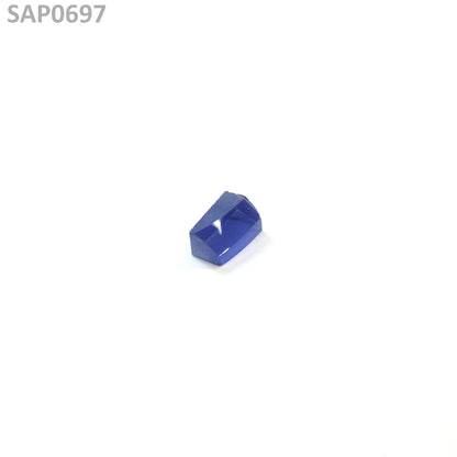 Medium Blue Czochralski Pulled Sapphire - Grade A - Faceting Rough