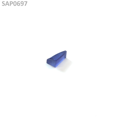 Medium Blue Czochralski Pulled Sapphire - Grade A - Faceting Rough