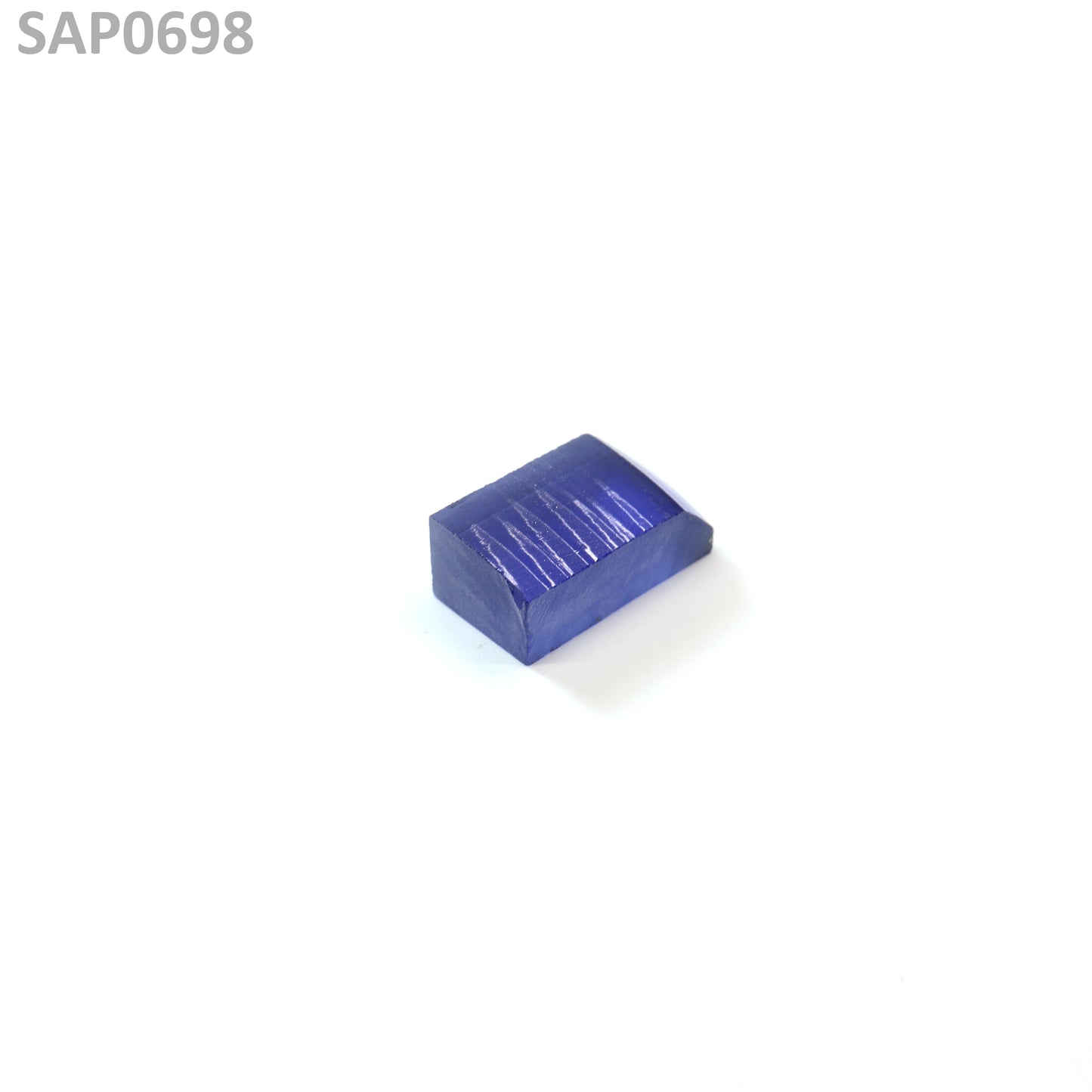 Medium Blue Czochralski Pulled Sapphire - Grade A - Faceting Rough