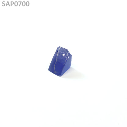 Medium Blue Czochralski Pulled Sapphire - Grade A - Faceting Rough
