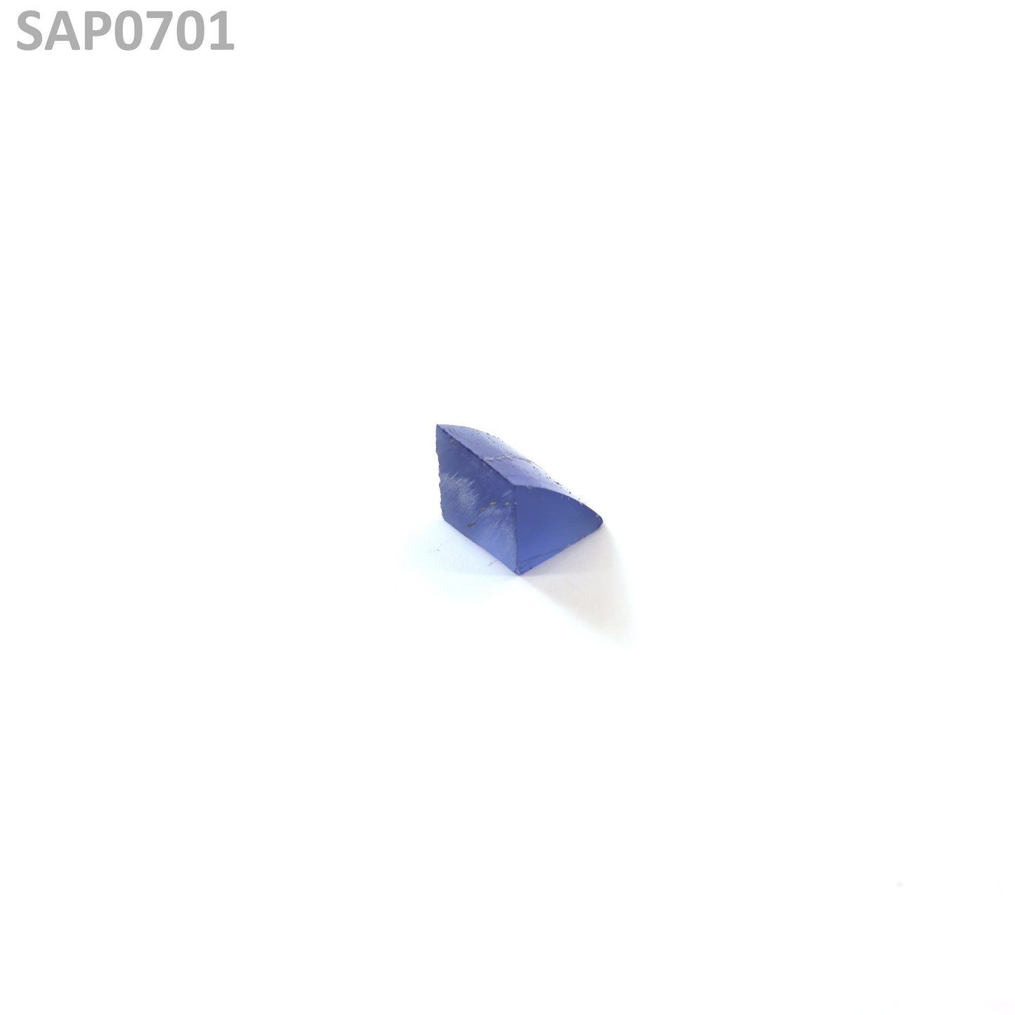 Medium Blue Czochralski Pulled Sapphire - Grade A - Faceting Rough