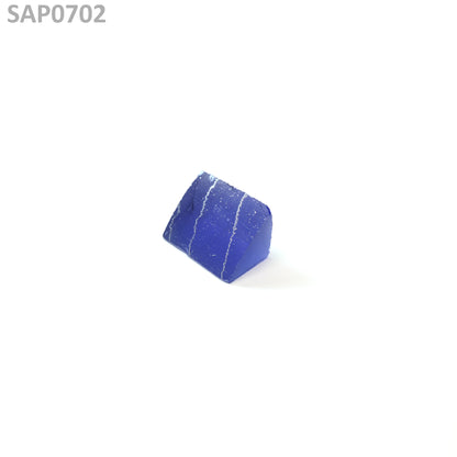 Medium Blue Czochralski Pulled Sapphire - Grade A - Faceting Rough