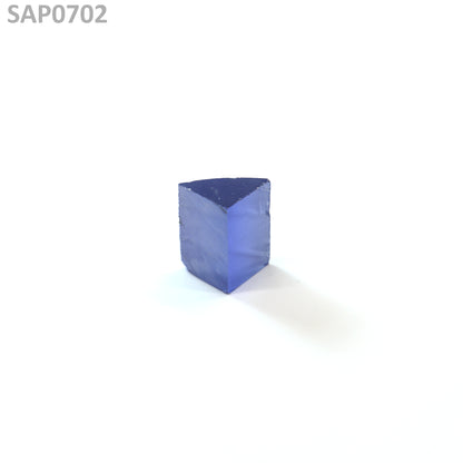 Medium Blue Czochralski Pulled Sapphire - Grade A - Faceting Rough