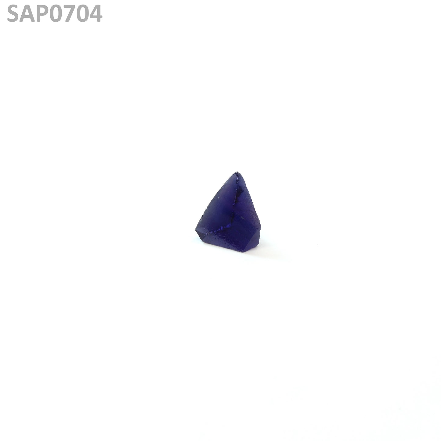 Medium Blue Czochralski Pulled Sapphire - Grade A - Faceting Rough