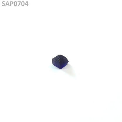 Medium Blue Czochralski Pulled Sapphire - Grade A - Faceting Rough